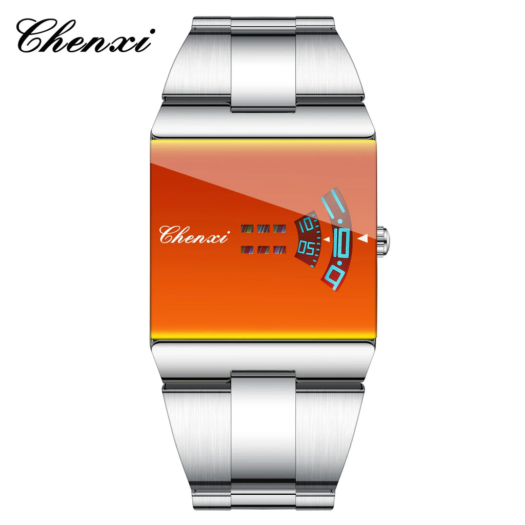 Men's Waterproof Stainless Steel Quartz Wristwatch - Sport & Fashion