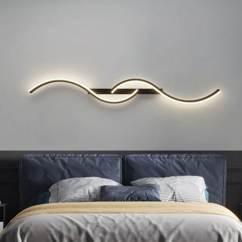 Modern LED Wall Lamp - Minimalist Indoor Wall Sconce for Bedroom & Living Room