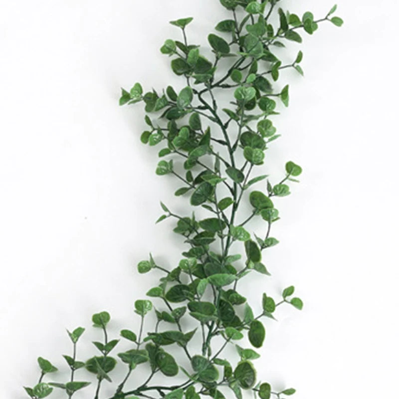 Artificial Ivy Hanging Eucalyptus Vine for Indoor Outdoor Garden Wall Decor - 180cm