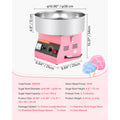 Commercial Cotton Candy Machine 1000W with 15-Inch Stainless Steel Bowl - Easy Operation