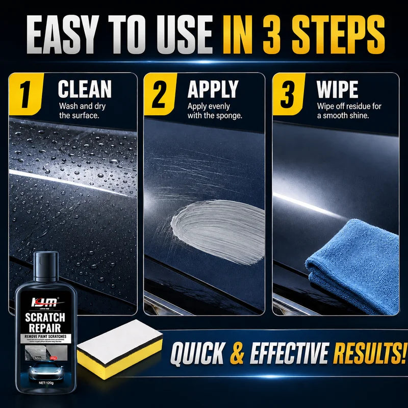 Car Scratch Remover for Auto Body Paint - Polishing Compound & Repair Paste