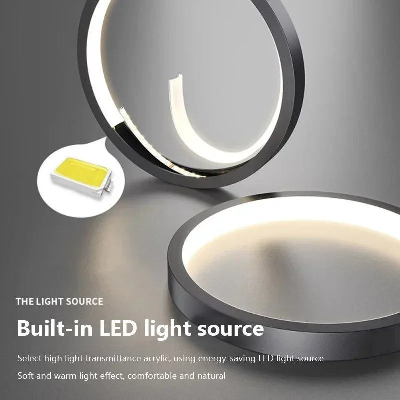 Modern LED Wall Lamp for Living Room Bedroom & Hallway - Minimalist Wall Sconce