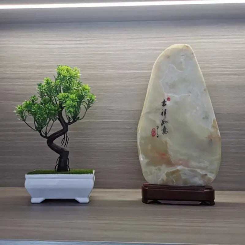 Artificial Plant in Pot - Realistic Plastic Tree for Home & Office Decor