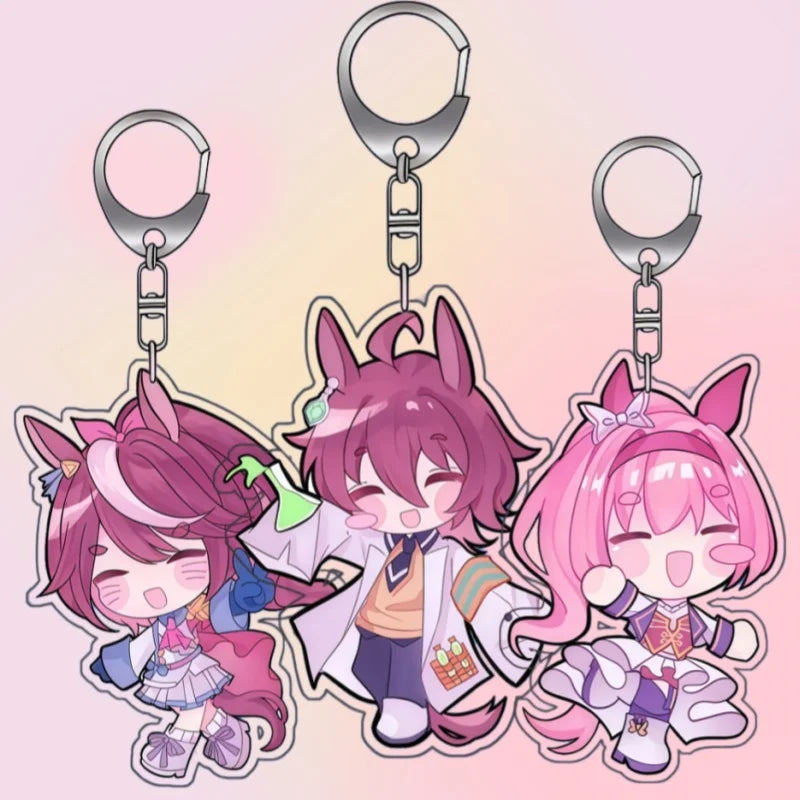Acrylic Key Ring for Pretty Derby Anime Backpack Decoration Gift Fans