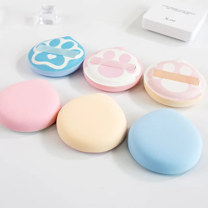 Cute Makeup Sponge Puffs Set - Cat Claws Shape Air Cushion Foundation Tools
