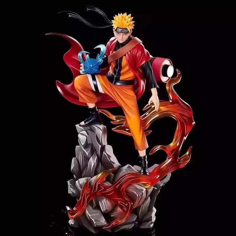 Anime Action Figure Naruto Uchiha Sasuke PVC Statue Collectible Toy 23cm