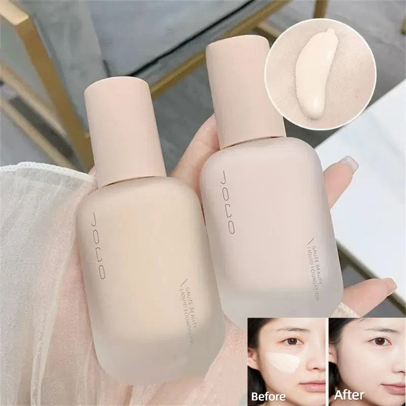 Liquid Foundation 40ml Brightening & Oil-Control Face Makeup with Long-Lasting Coverage