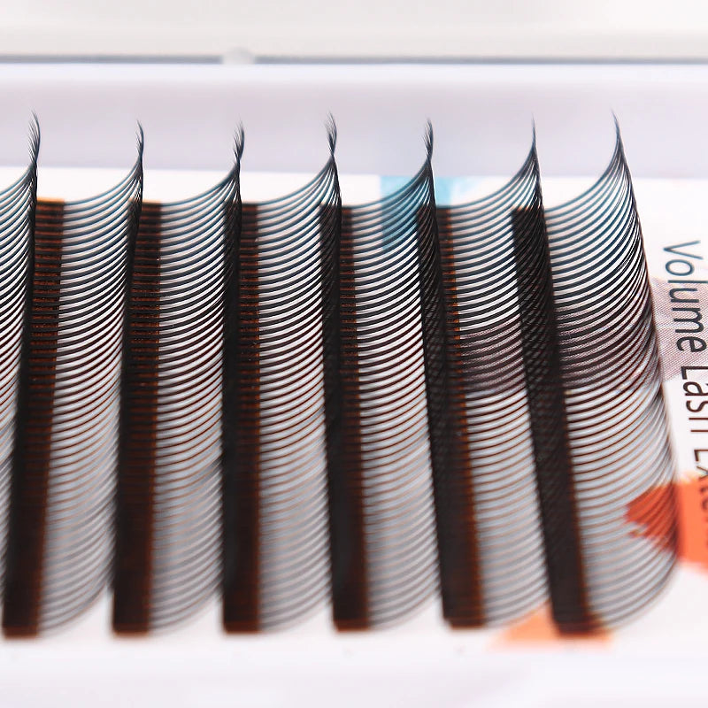 False Eyelash Extensions 5D Flora Premade Volume Lashes 12 Rows Natural Soft Style