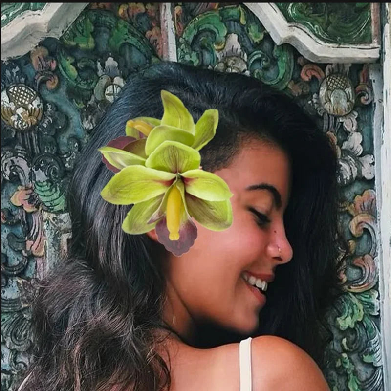 Set of 1/4/9PCS Hawaiian Flower Hair Clips for Women Girls Bohemian Hair Accessories