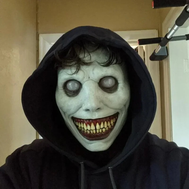 Creepy Halloween Demon Mask - Horror Face Mask for Cosplay & Party