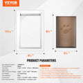 Heavy Duty Pet Door with Metal Frame and 3-Flap System - Weatherproof Wall Mount Dog Door