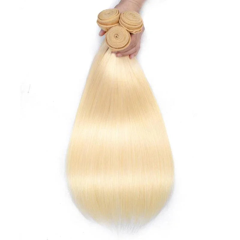 Hair Extensions 613 Honey Blonde Bone Straight Virgin Brazilian Human Hair Bundles