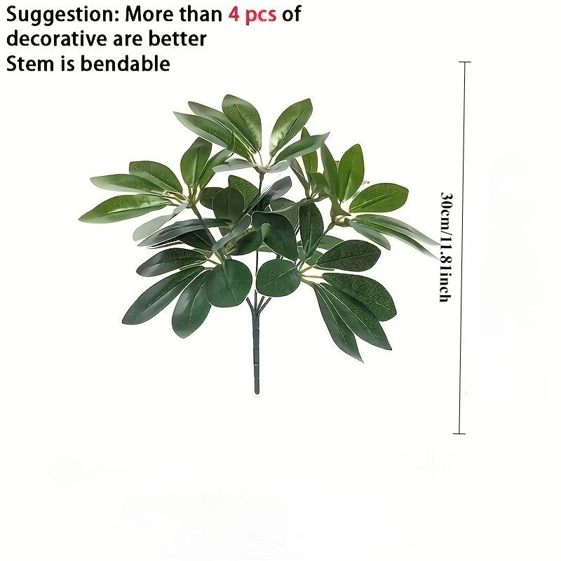 Artificial Plant with Stem - Fake Greenery for Living Room, Office & Hotel Decor