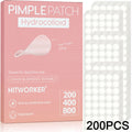 Hydrocolloid Acne Pimple Patches - Invisible Oil-Absorbing Spot Cover, Waterproof, 200/400/800PCS