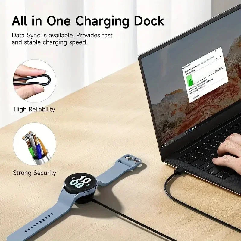 Wireless Magnetic Charging Dock for Samsung Galaxy Watch 8/7/6/5 Pro & Active