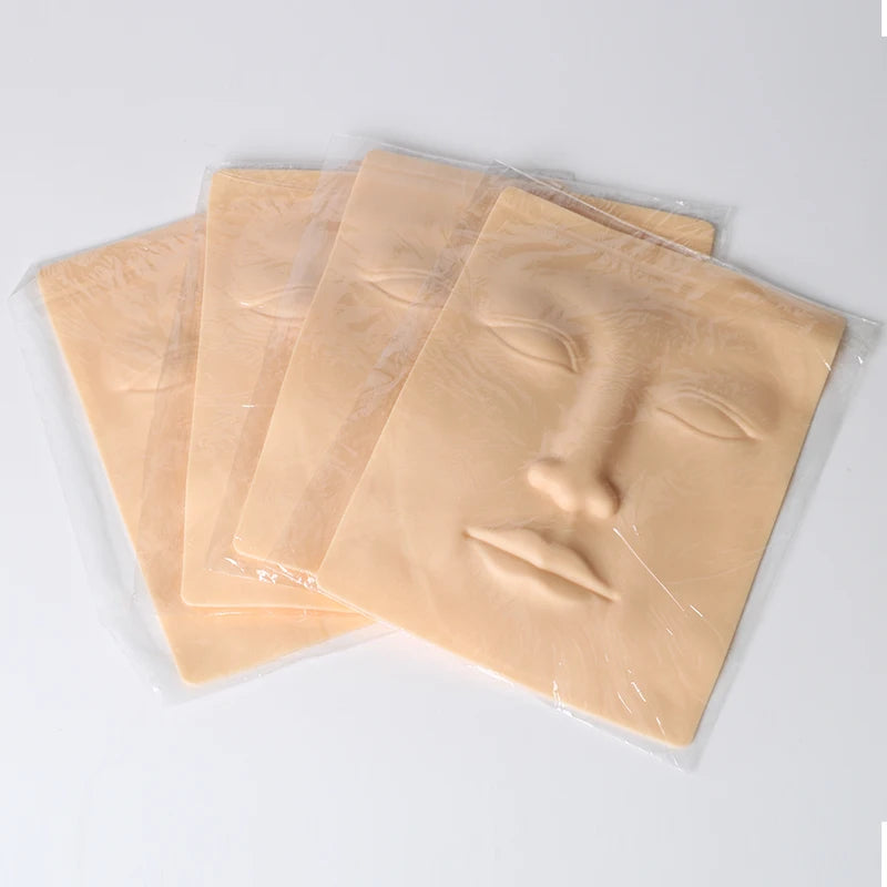 Tattoo Practice Skin Artificial Leather for Eyebrows Eyes Lips Nose Full Face