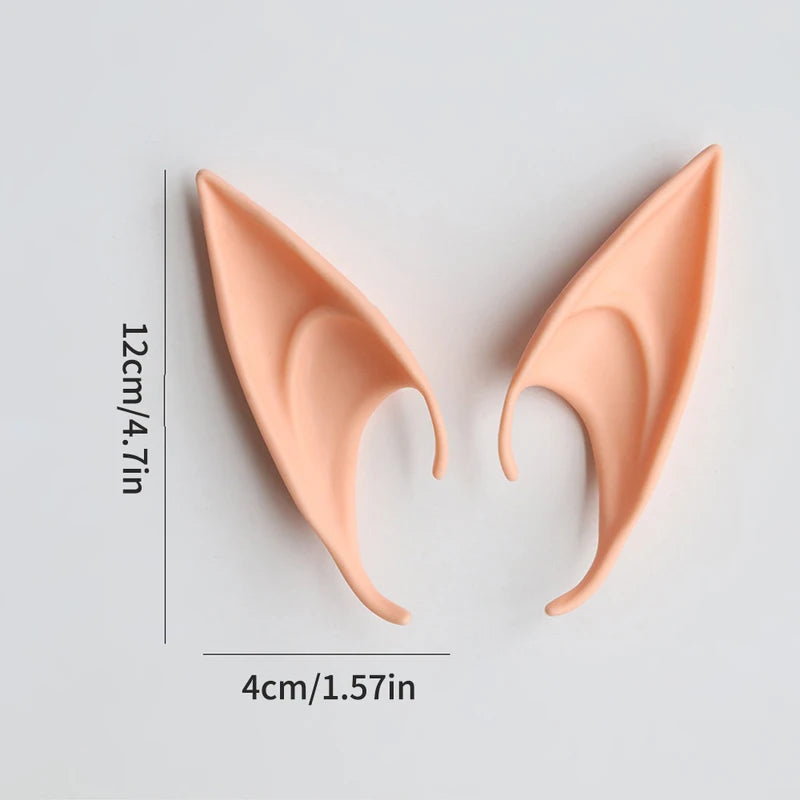 Elf Ears Costume Props for Halloween Cosplay Masquerade Party – Multiple Colors