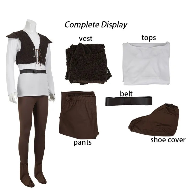 Monster Shrek Cosplay Costume for Kids and Adults - Halloween Dress Up