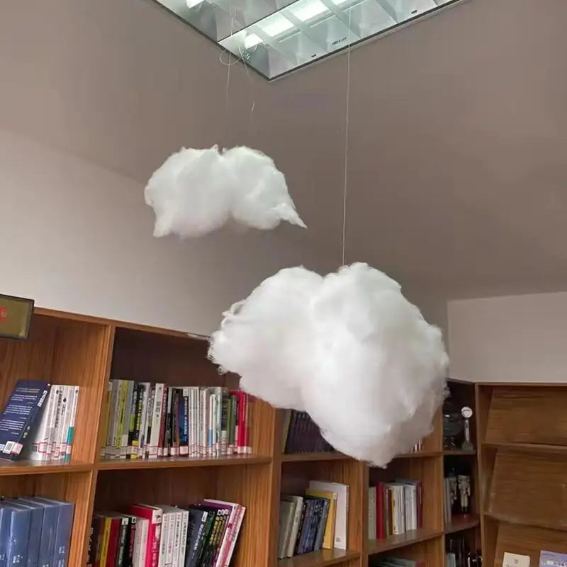 Wedding Cloud Decoration Set Artificial Cotton Cloud Hanging Props for Events