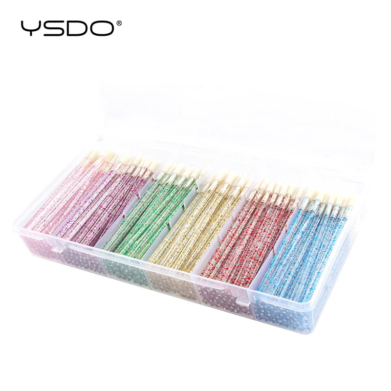 300Pcs Makeup Brush Set with Case - Eyeliner, Lip, Eyeshadow & Lash Applicators
