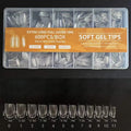 600Pcs Short Square Coffin Fake Nail Tips - Artificial Press-On Manicure Extensions