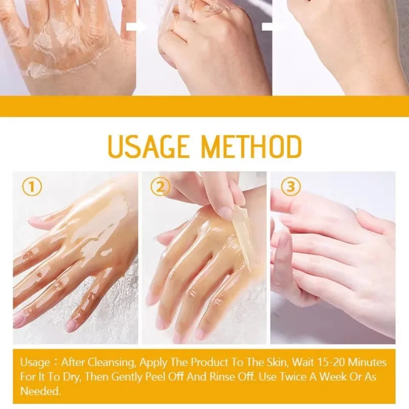 Strong Yellow Peeling Oil for Dark Skin Lightening & Exfoliation - Body & Hands