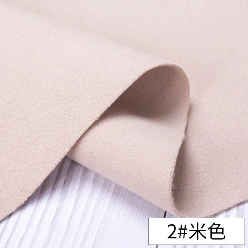 150cm Wide Thickened Double-Sided Woolen Fabric for Autumn Winter Coats DIY Sewing