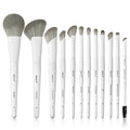 Vegan Makeup Brush Set - 12 Multi-Use Eye & Face Brushes for Powder, Concealer, Eyeliner, Contour