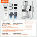 Electric Vegetable Slicer 4-in-1 Food Chopper for Slicing Shredding Dicing
