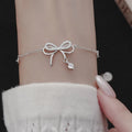 Sterling Silver Blue Crystal Bracelets for Women Trendy Irregular Branch Jewelry Gift