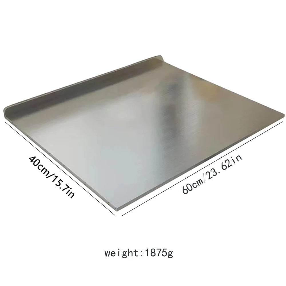 Stainless Steel Folding Cutting Board 60x40cm Multi-Function Kitchen Chopping Board