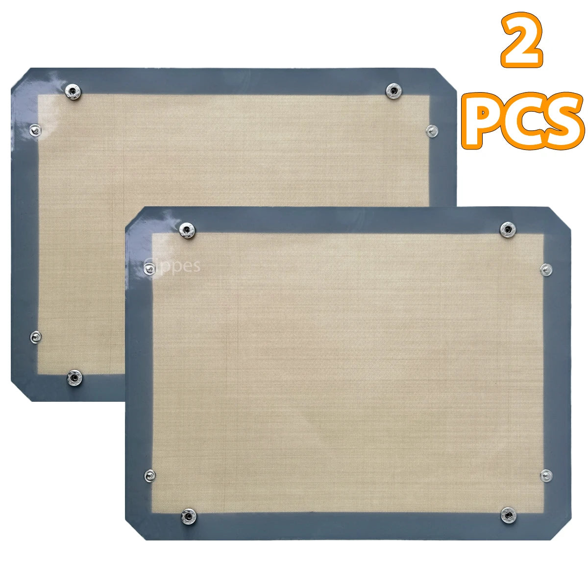 Silicone Baking Mat with Buckle - Reusable Leakproof Oven Liner and Tray, Non-Stick Food Mat