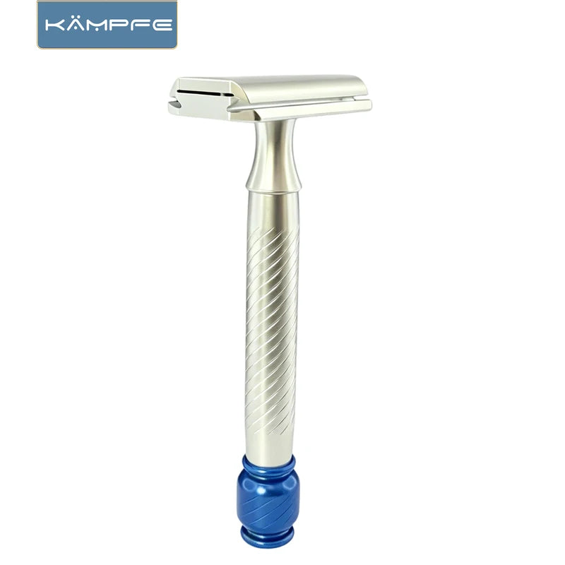 Traditional CNC Aluminum Safety Safety Razor - Double Edge Manual Shaver for Close Shave