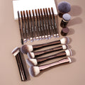 20-Piece Double-Ended Makeup Brush Set for Foundation, Concealer, Blush & Eyeshadow