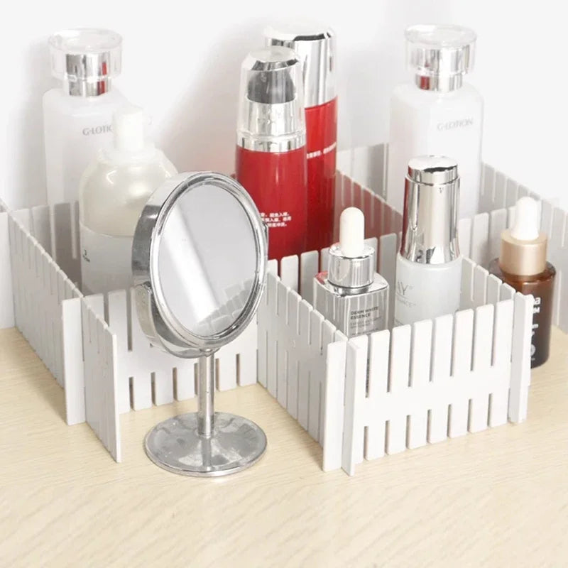 Adjustable Drawer Dividers Set - 4PCS Home Organization Storage Inserts