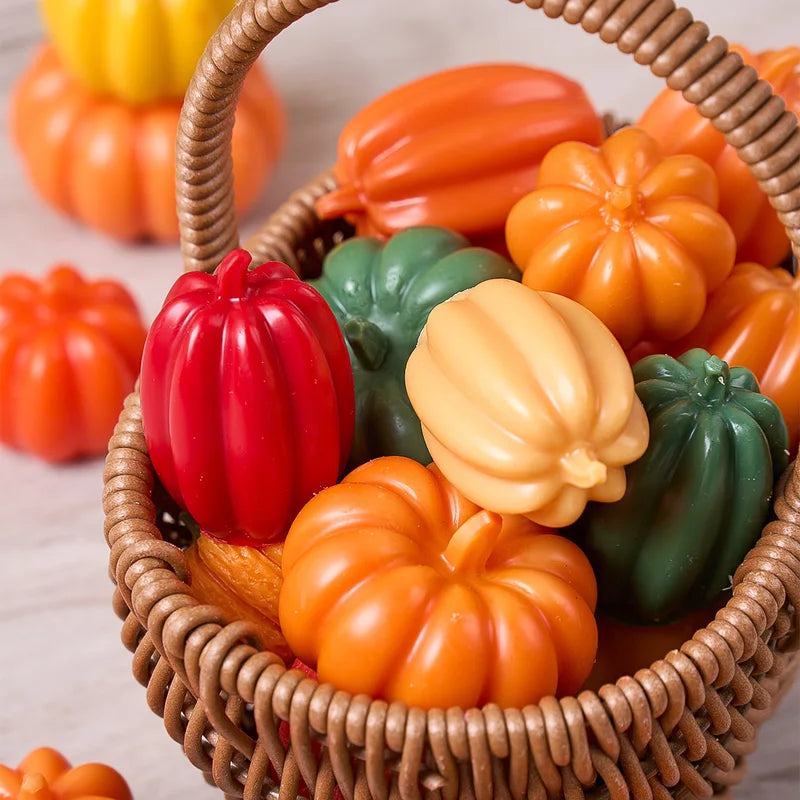 3D Pumpkin Candle Silicone Mold for Halloween Lantern Decor & DIY Candle Making