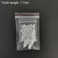 Halloween Vampire Fangs Props DIY Resin False Teeth with Glue - Multiple Colors