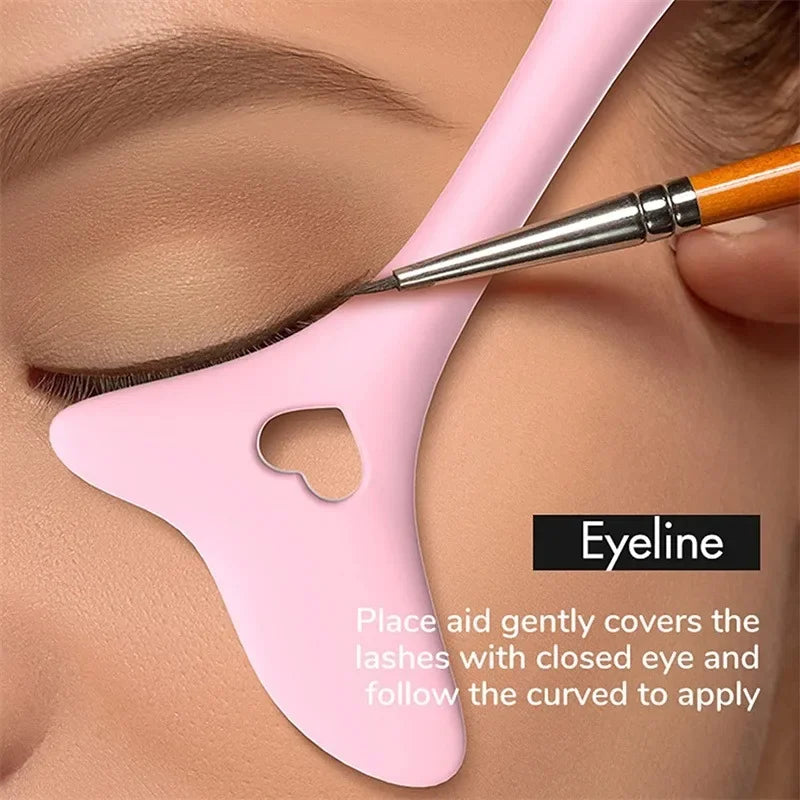 Multi-Functional Eyeliner & Lipstick Makeup Tool Silicone Aid - Reusable