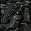 Fixed Blade Tactical Knife with Magnacut Steel Blade and G-10 Handle for Hunting & Outdoor Use