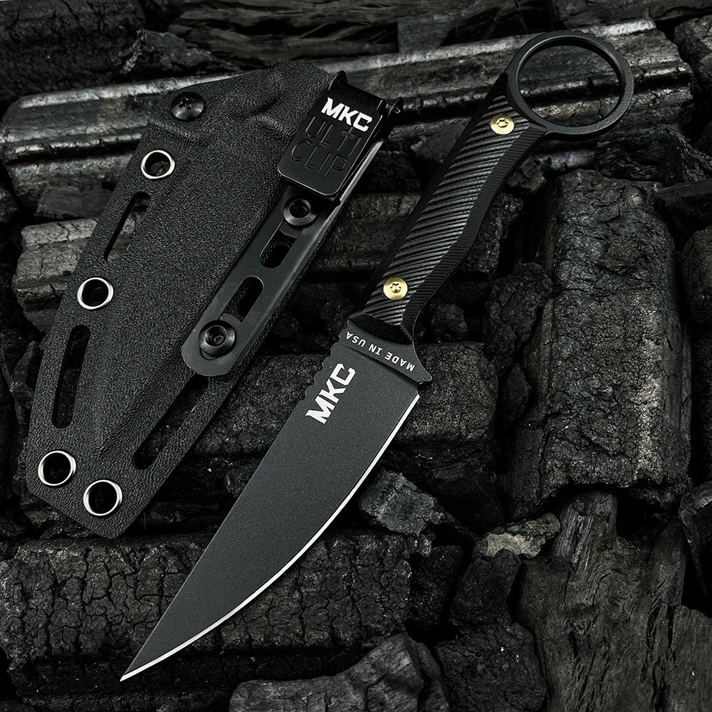Fixed Blade Tactical Knife with Magnacut Steel Blade and G-10 Handle for Hunting & Outdoor Use