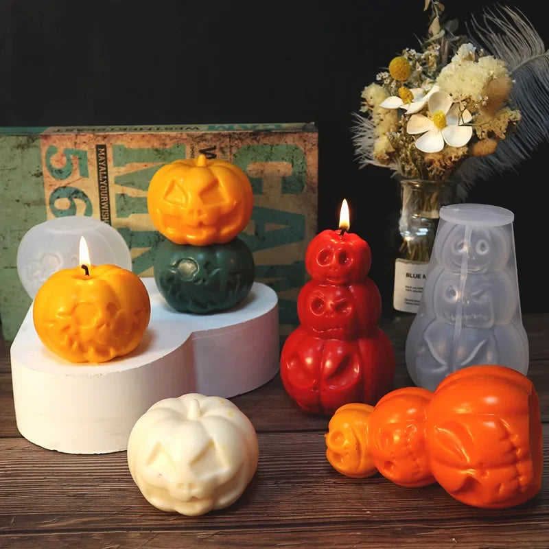 Halloween Curse Doll Candle Silicone Mold DIY Craft Kit for Handmade Holiday Decor