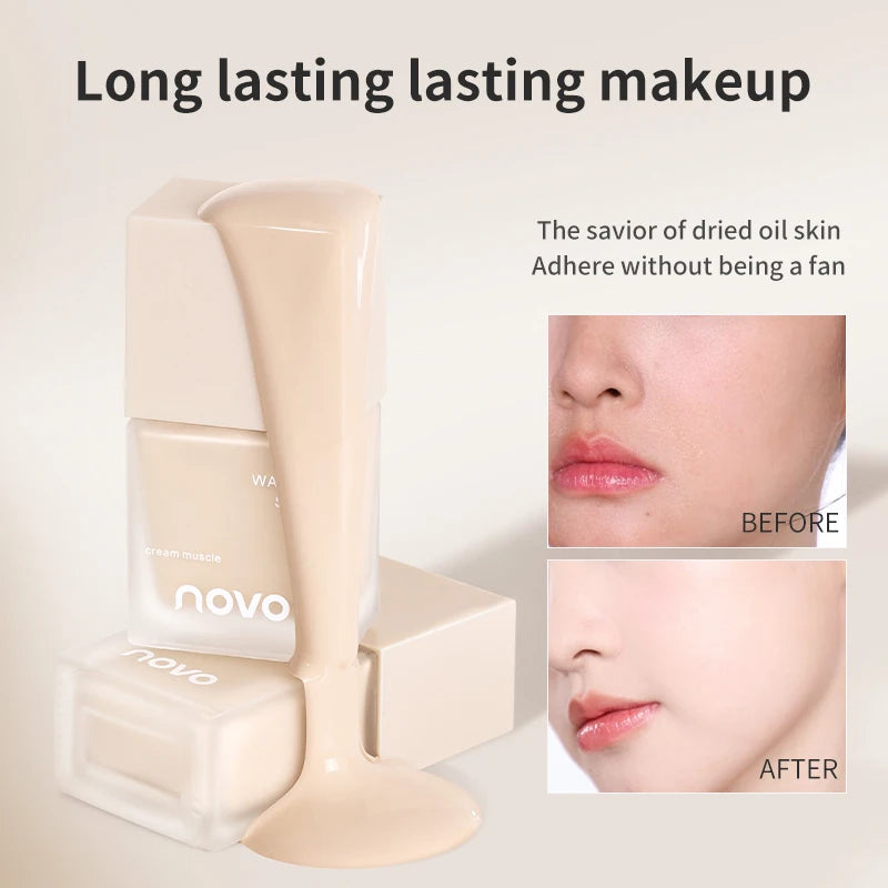 Long-Lasting Foundation Makeup with Oil Control & Concealer - Natural Matte Finish