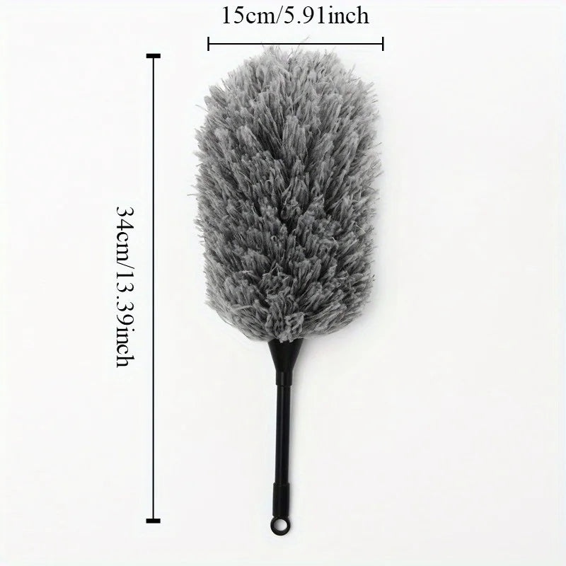 Microfiber Feather Duster - Flexible Reusable Dust Cleaner for Home