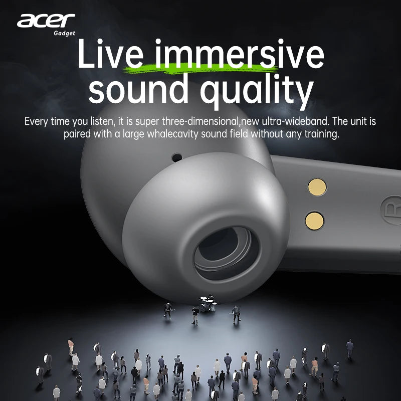 Wireless In-Ear Headphones with Noise Reduction and HD Sound for Sports