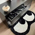 Big-eyed Cartoon Carpet Plant Plush Floor Mat - Non-slip Bedroom Living Room Decor