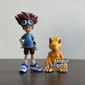 Anime Digimon Adventure Action Figures Agumon & Taichi PVC Collectible Toys - 9-15cm