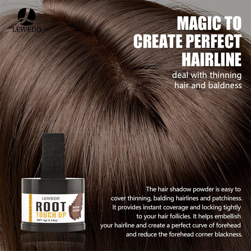 Lewedo Hair Line Powder 4g Root Cover Up Waterproof Hair Concealer