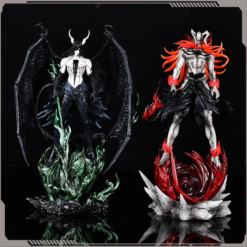 Anime Kurosaki Ichigo & Ulquiorra Cifer PVC Figurine Set - Collectible Action & Toy Figures