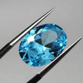 Natural Mined Aquamarine Loose Gemstone 12-16mm Oval Cut for Jewelry Making