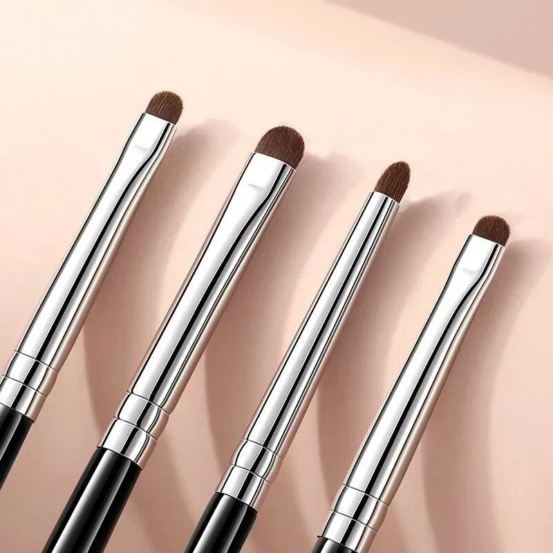 Precise Eyeshadow Brush Set with Horsehair for Eyelid Highlighting and Makeup Application